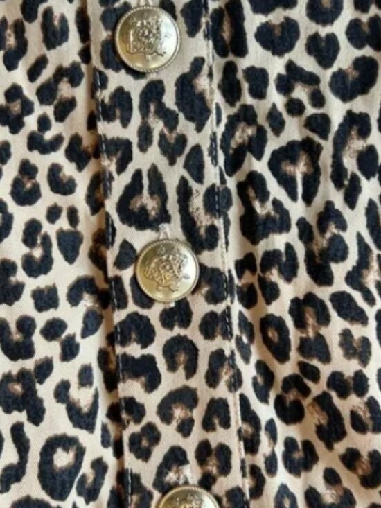 J.Crew A line shirtdress in leopard chino-CE758-cotton-BROWN LEOPARD-NWT-NWT - Picture 7 of 7